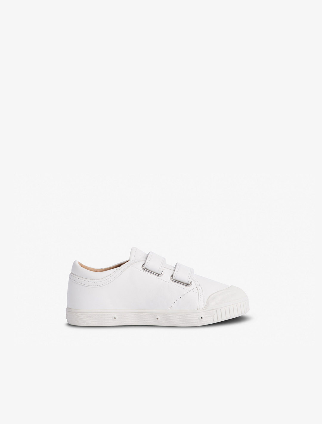 Chaussures enfant Spring Court G2 scratch cuir blanc – vue du côté intérieur