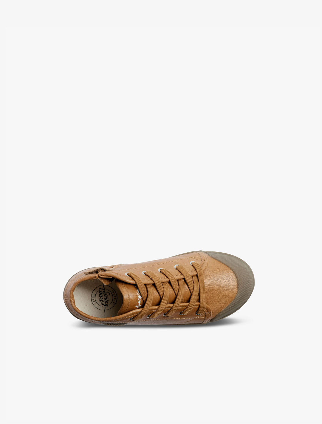 Children’s Spring Court B2 shoes in nougat – top view