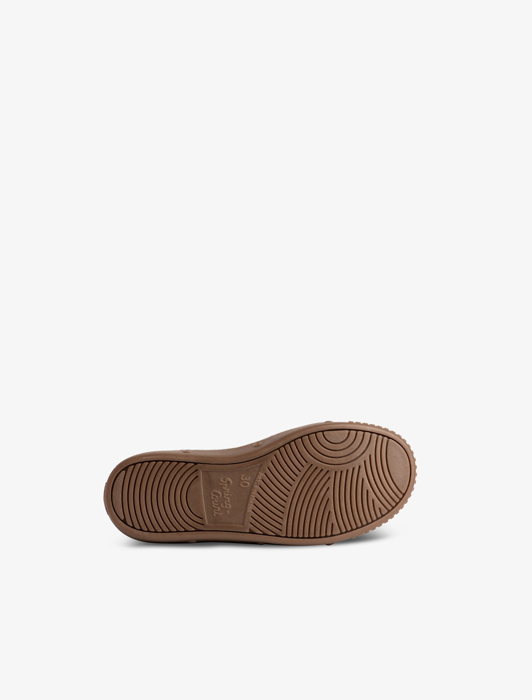 Chaussures enfant Spring Court B2 écru – vue du dessous