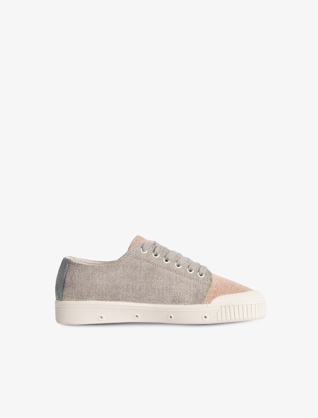Spring Court G2 sneakers in taupe linen – inner side view