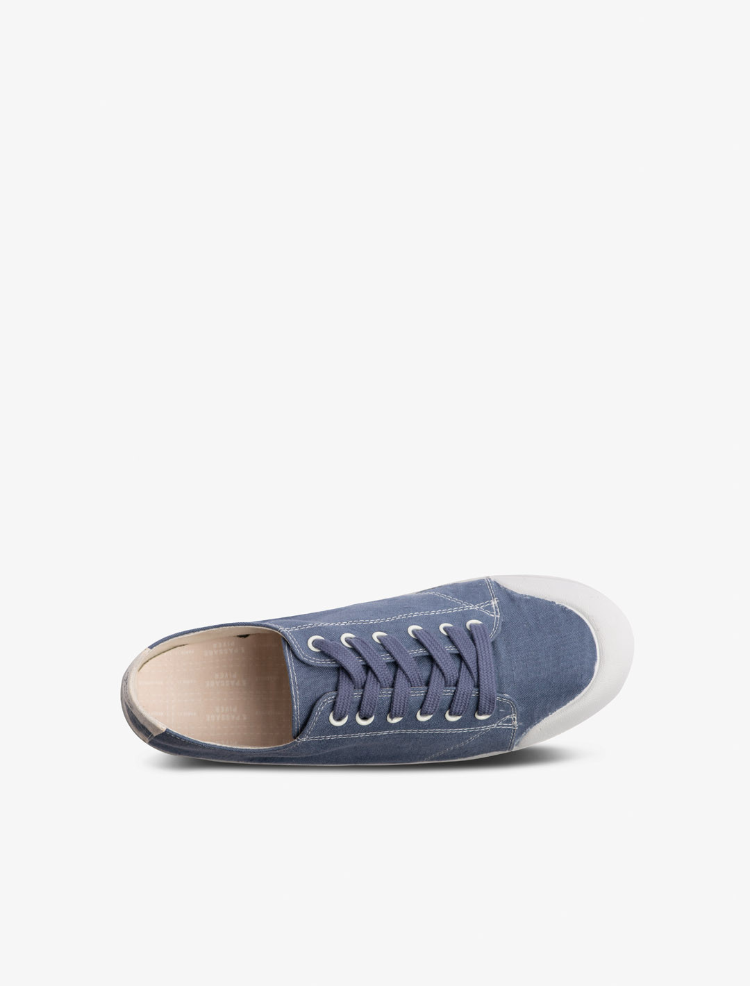 Spring Court G2 sneakers in blue linen – top view