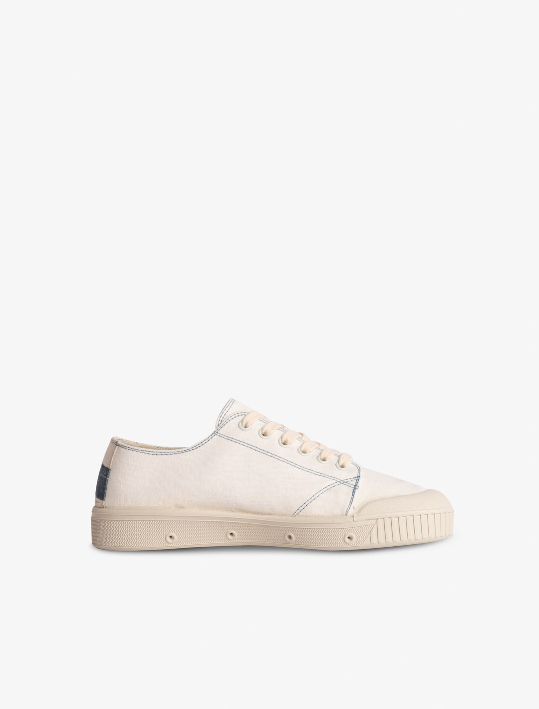 Spring Court G2 sneakers in ecru linen – inner side view