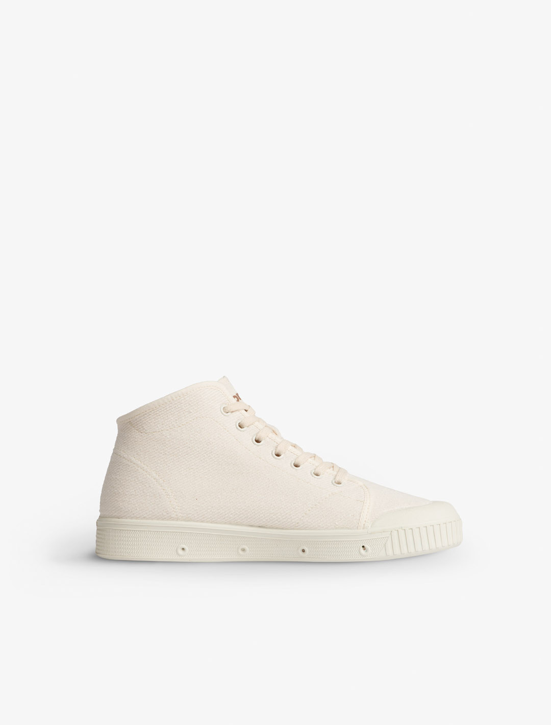 Spring Court B2 off-white cotton sneakers – inner side view
