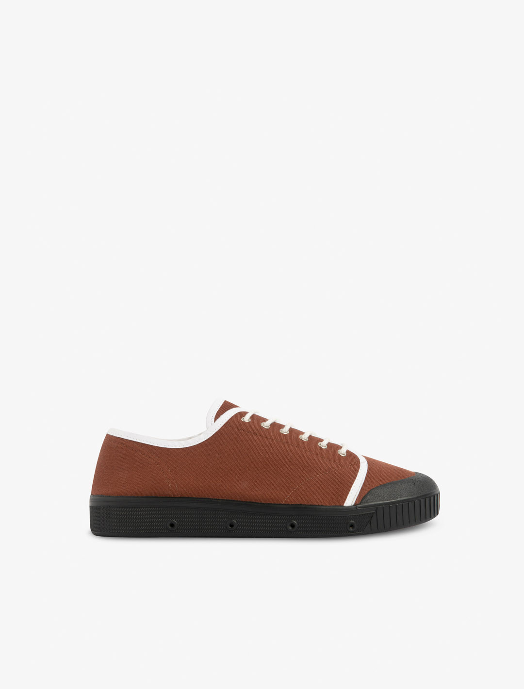 Spring Court G2 brown cotton sneakers – inner side view