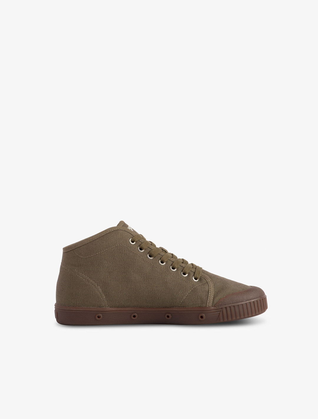 Spring Court B2 khaki cotton sneakers – inner side view