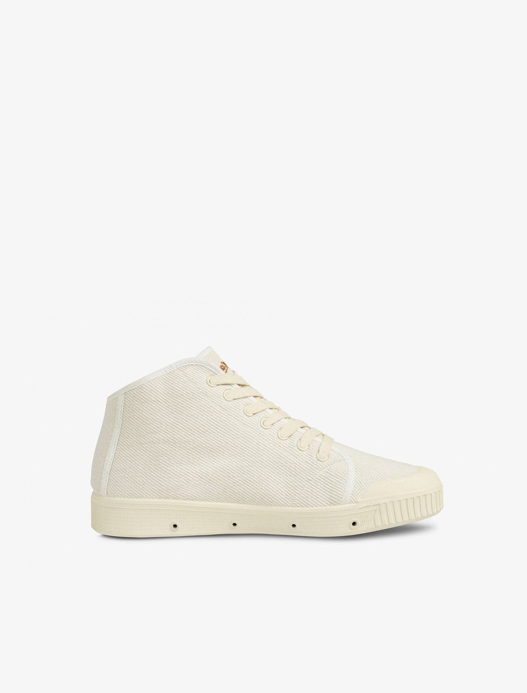 Spring Court B2 off-white cotton sneakers – inner side view