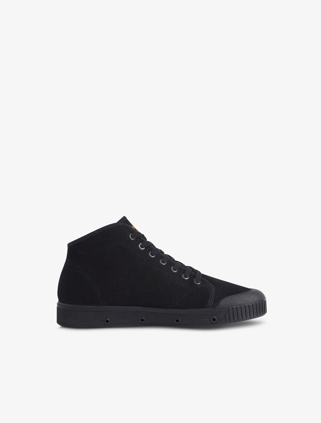 Spring Court B2 black cotton sneakers – inner side view