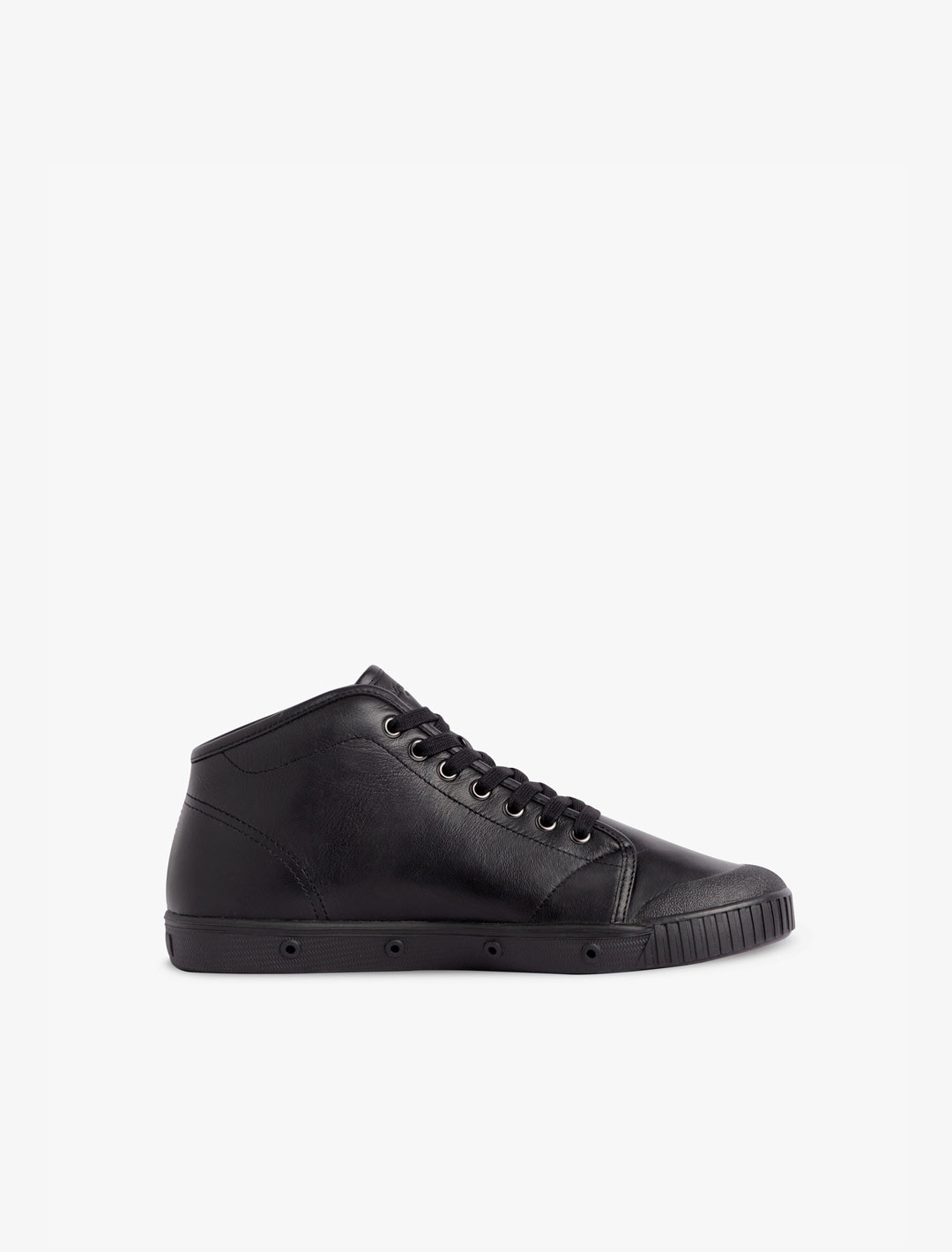 Spring Court B2 black leather sneakers – inner side view