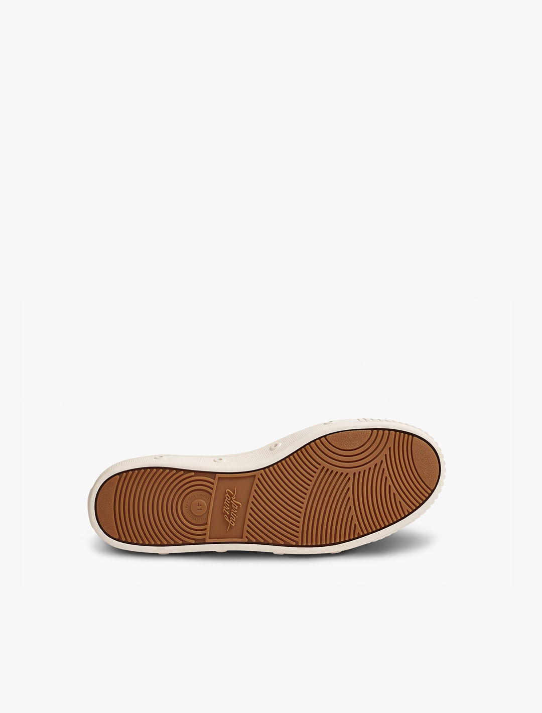 Basket Spring Court M2 en cuir vert matcha - vue semelle