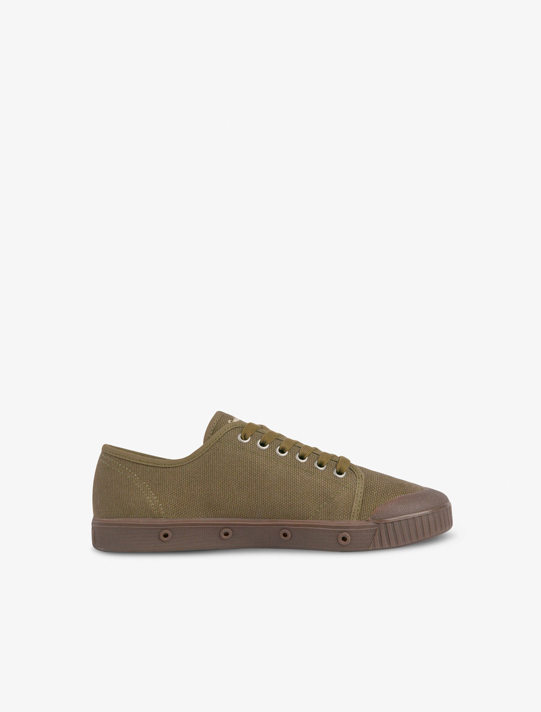 Spring Court G2 khaki cotton sneakers – inner side view