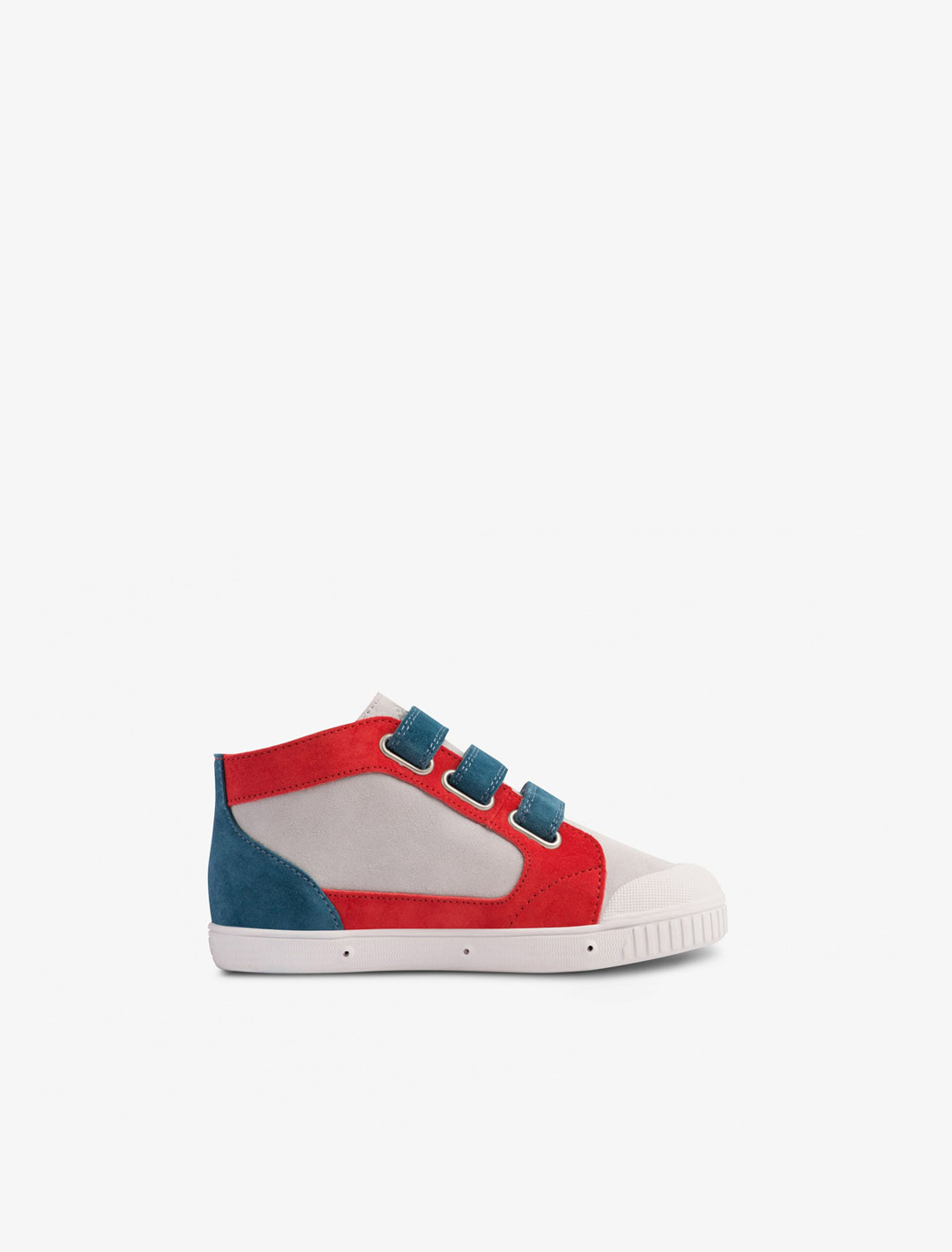 Spring Court M2 kids’ multicolor suede sneakers – inner side view