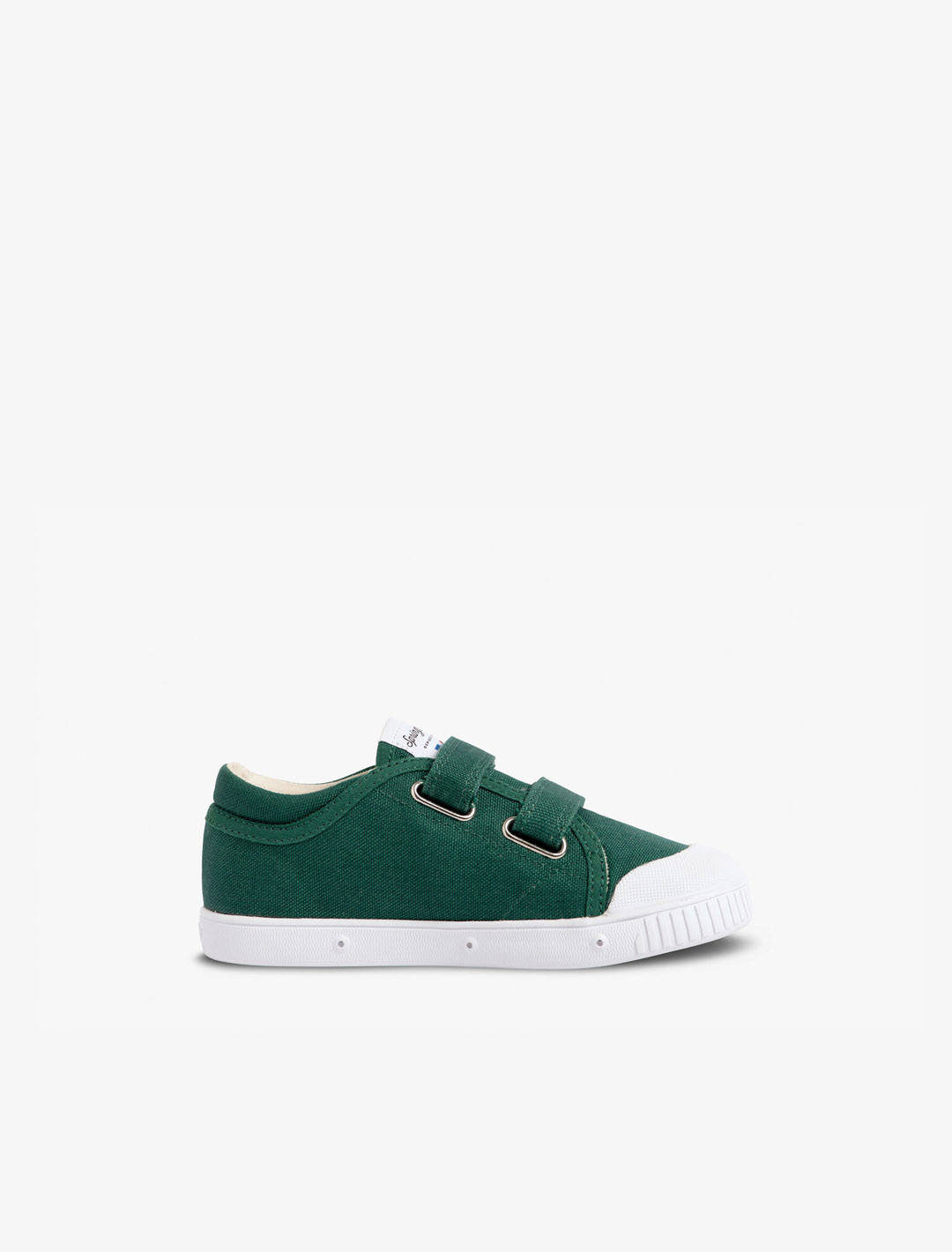 Chaussures enfant Spring Court G2 scratch coton vert – vue du côté intérieur
